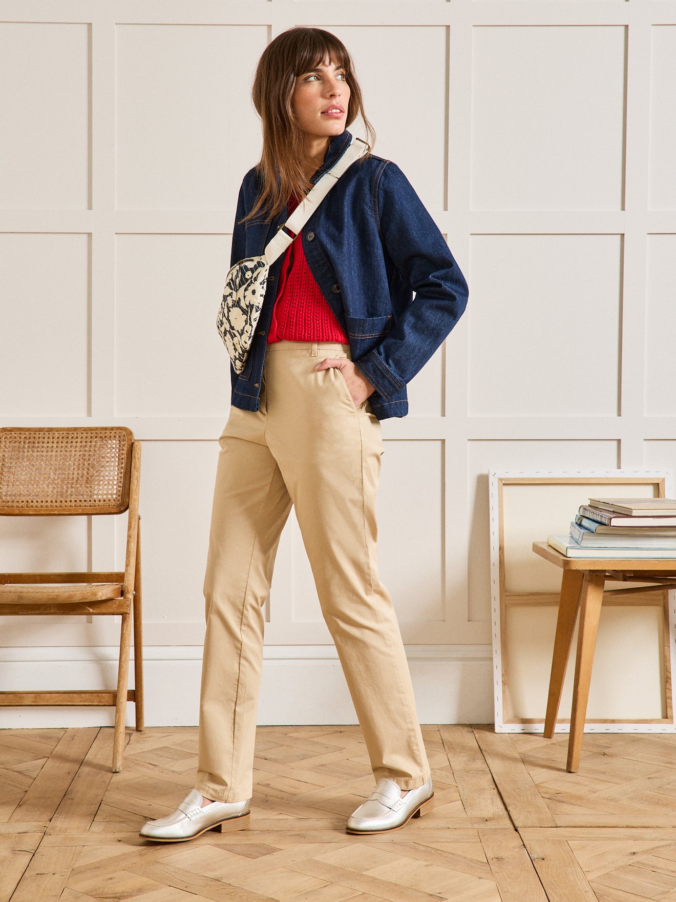 Pantalon chino femme - coton biologique