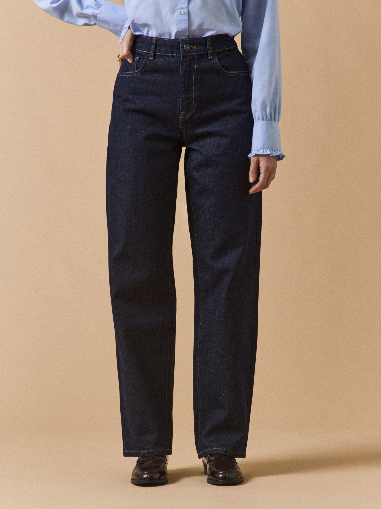 Jean wide weg femme Zoé coton biologique