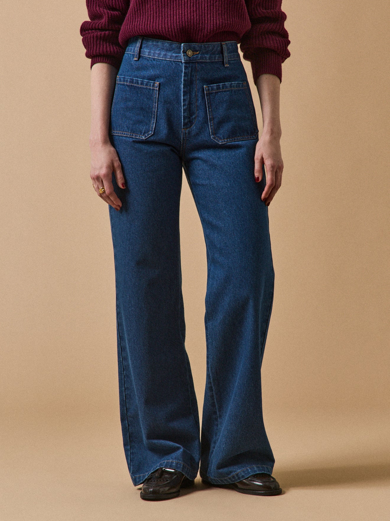 Jean flare femme Suzanne coton biologique