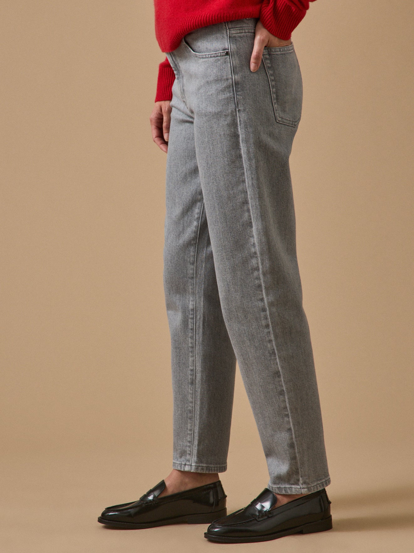 Mom fit damesjeans Claire - biokatoen