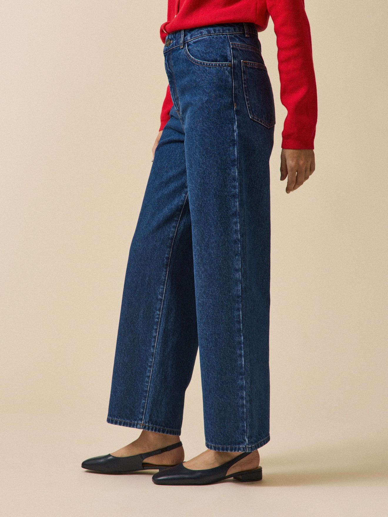 Jean large femme Émilie coton biologique