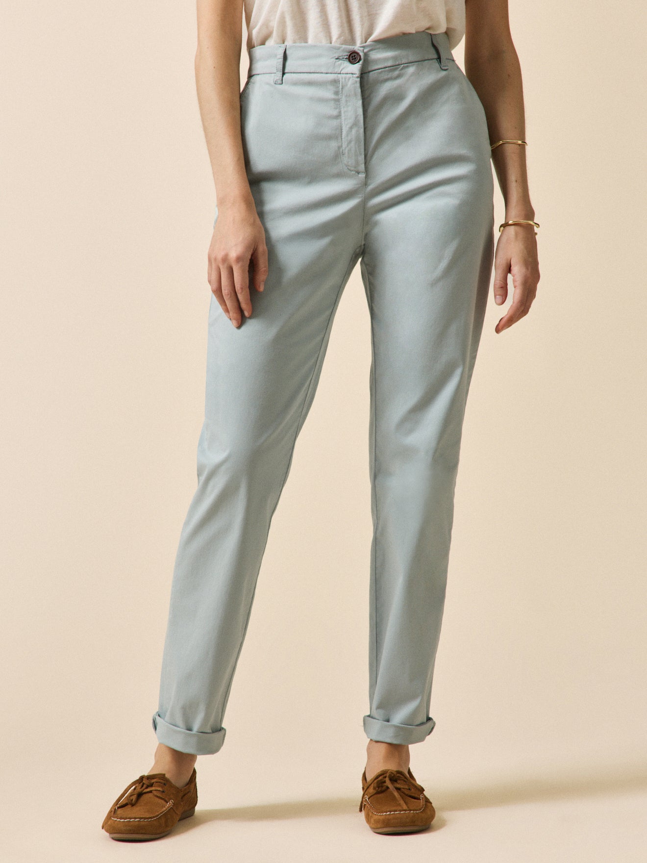 Pantalon chino femme coton biologique Noemie