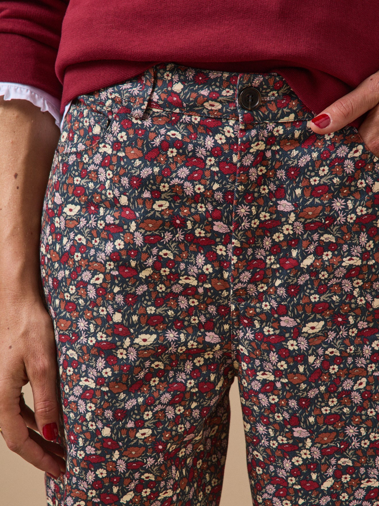 Pantalon wide femme Petal&Daisy - Made with Liberty Fabrics