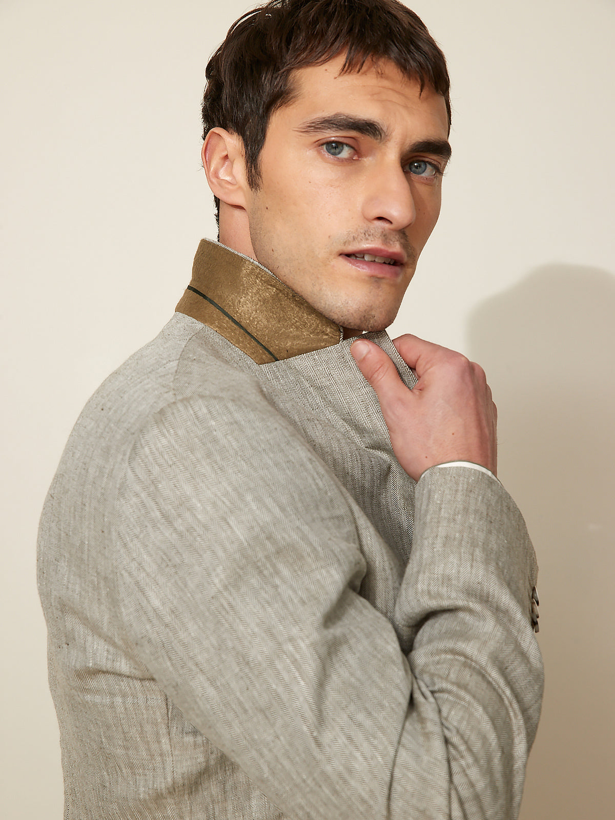 Veste blazer en lin homme