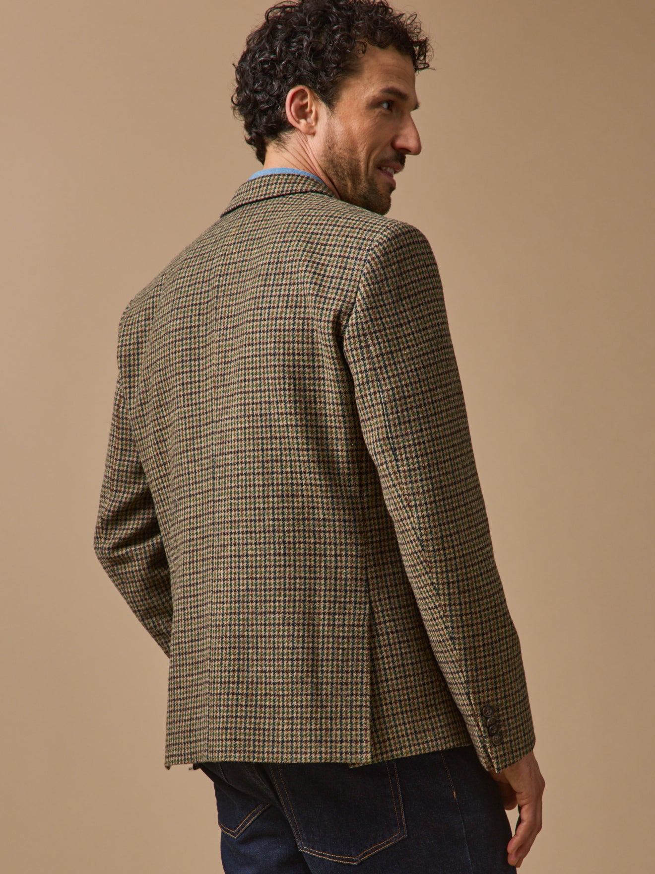 Herenblazer in twill