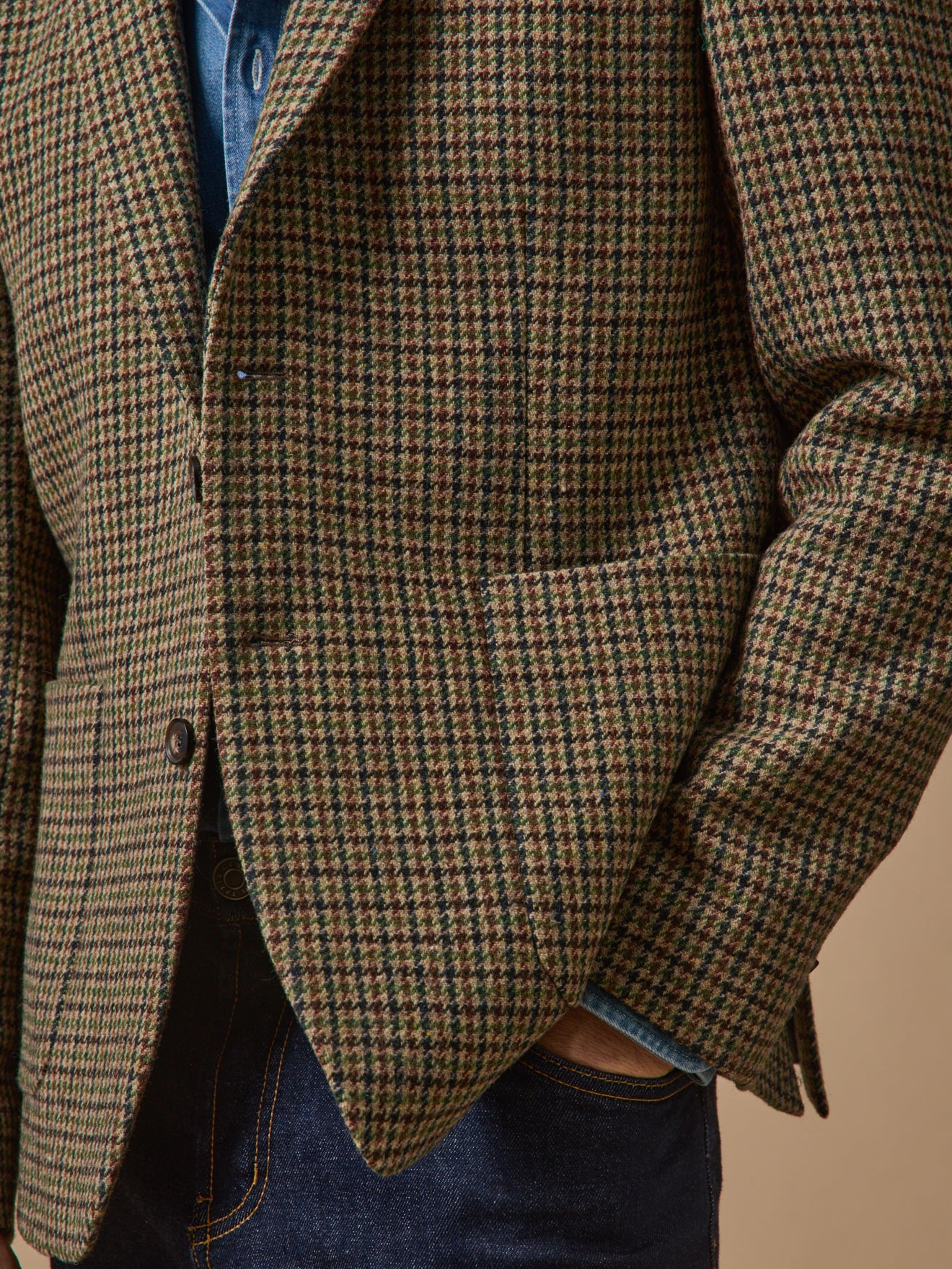 Herenblazer in twill