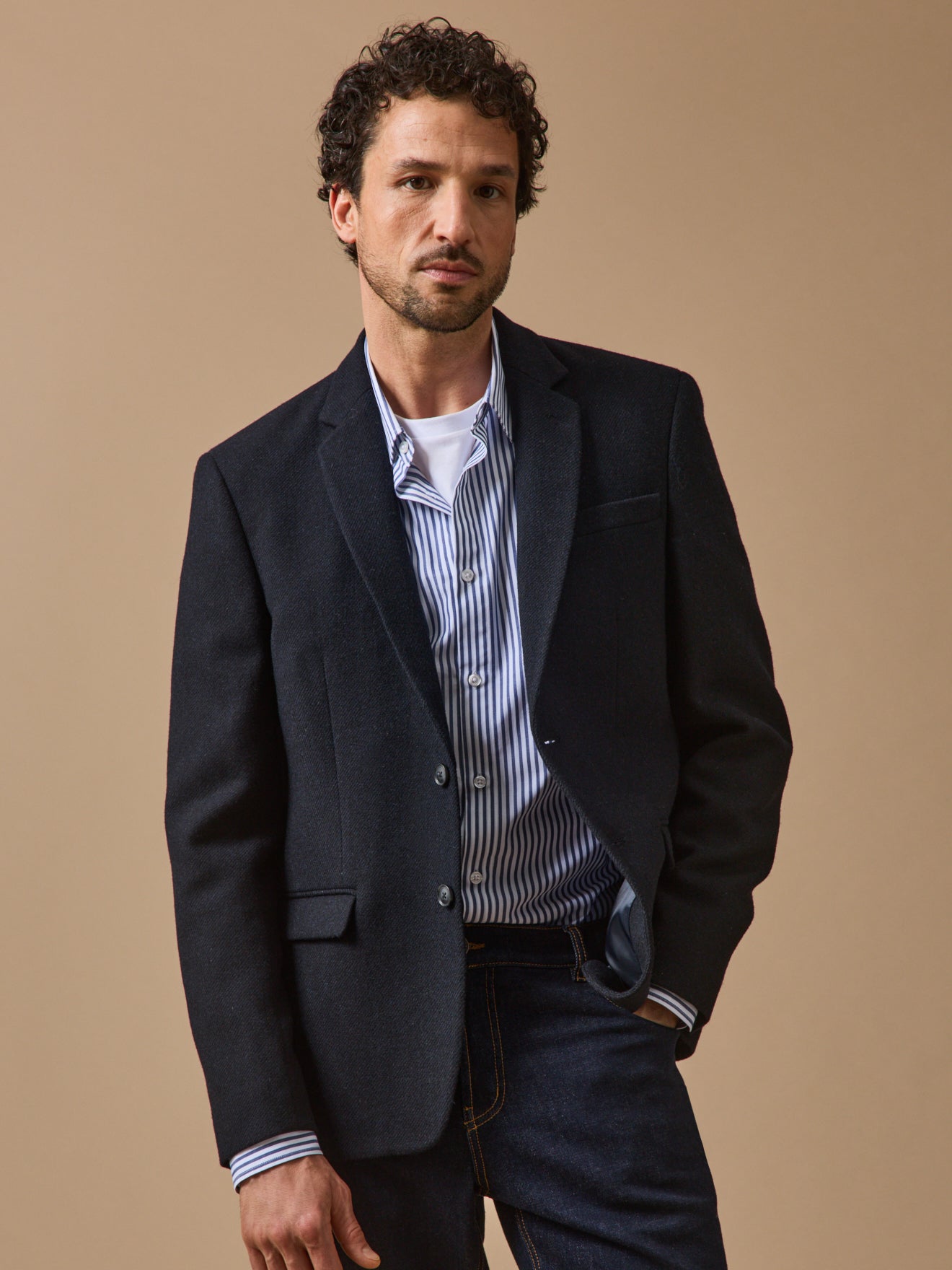 Blazer laine homme