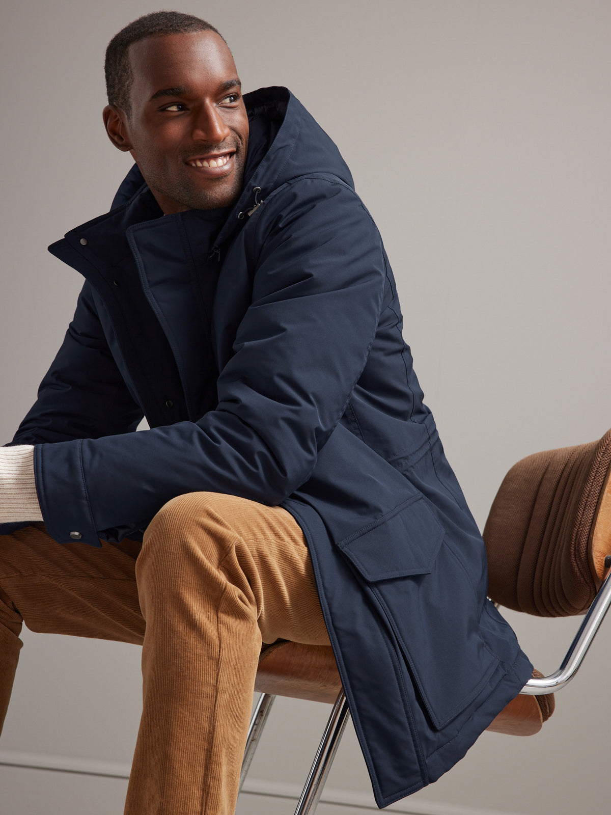 Parka courte city homme