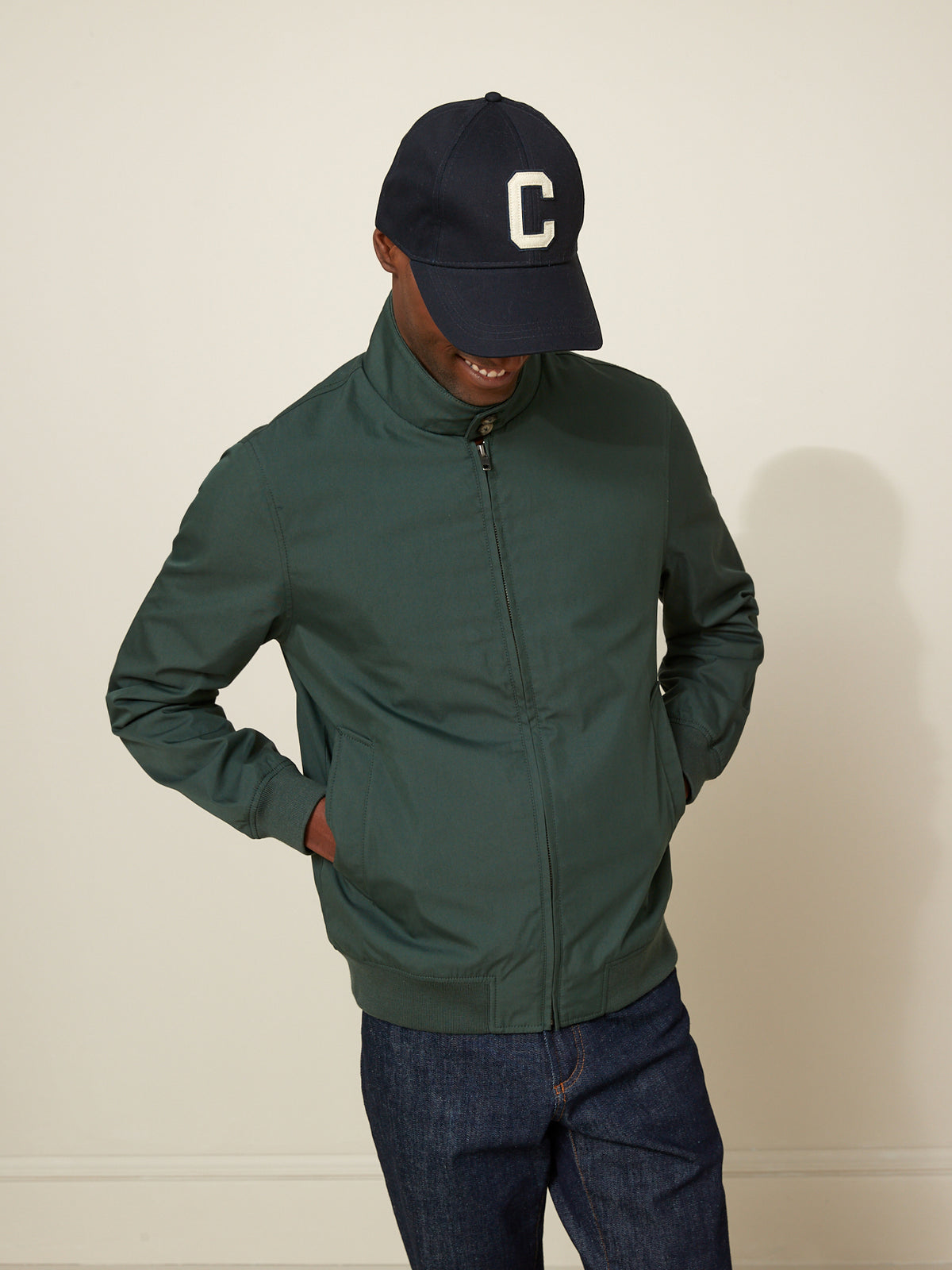 Blouson uni homme