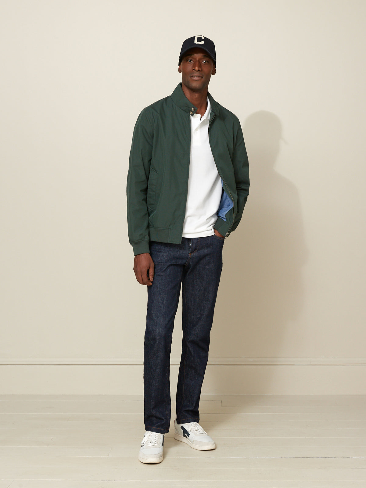Blouson uni homme