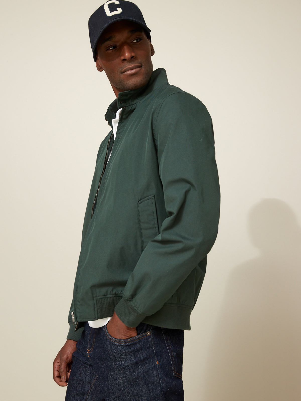 Blouson uni homme