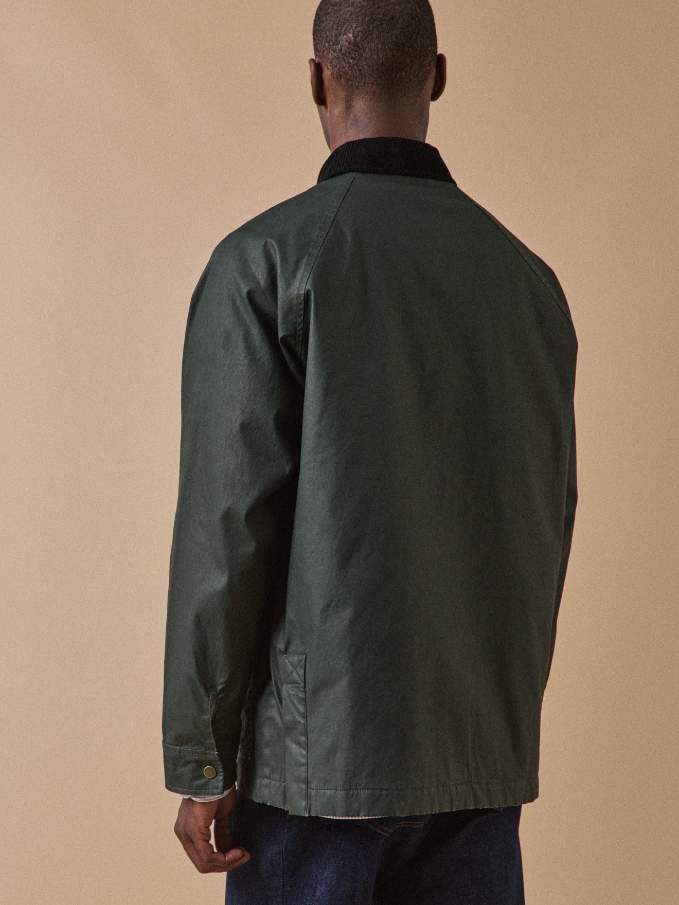 Veste homme coton enduit
