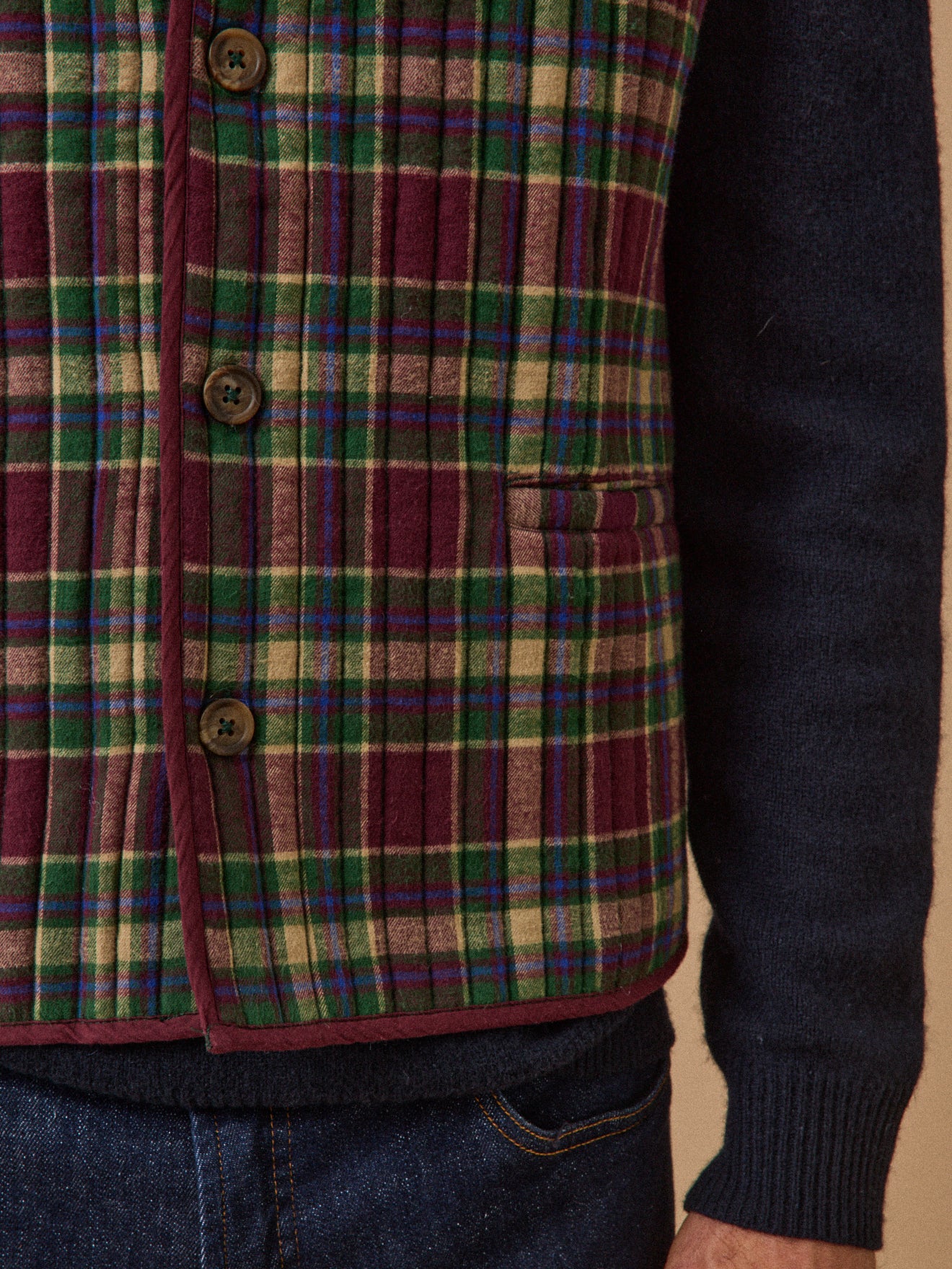 Veste gilet Nehru - Collaboration Moismont x Cyrillus