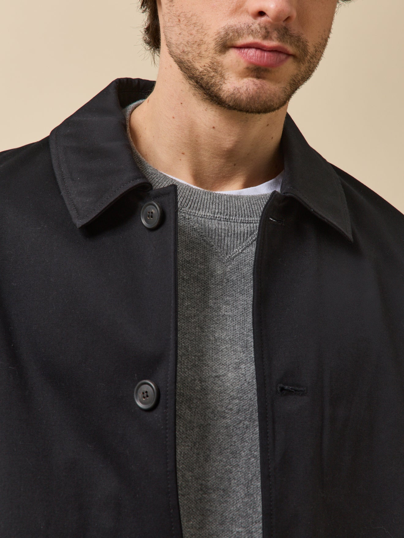 Cicilin Heren trenchcoat met lange mouwen parka klassieke jas casual Cicilin Heren trenchcoat met lange mouwen parka klassieke jas casual