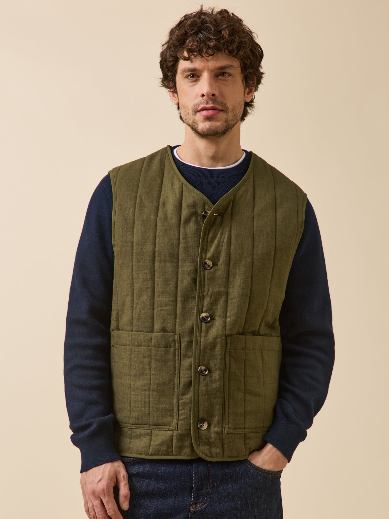 Veste sans manches homme
