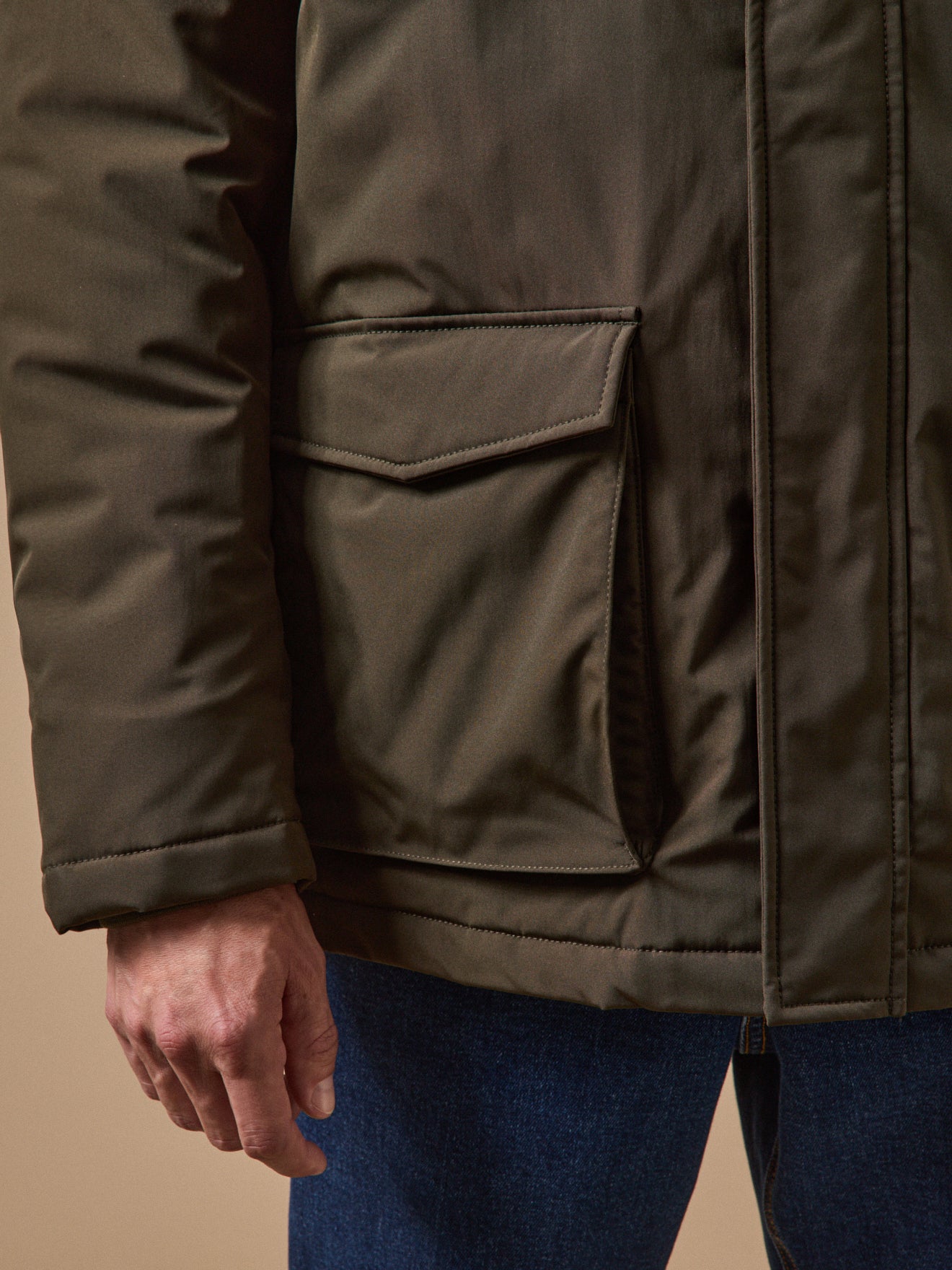 Korte herenparka