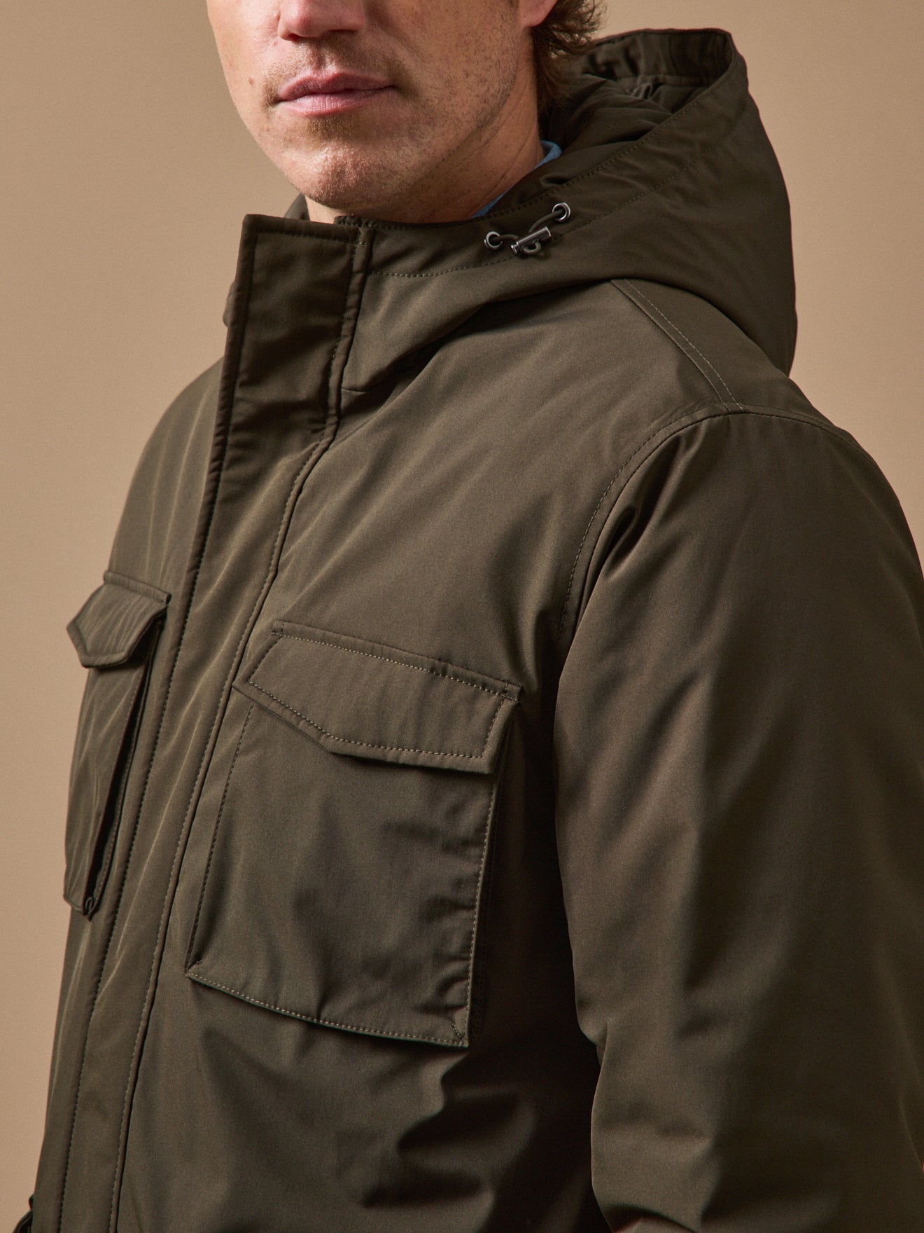 Korte herenparka