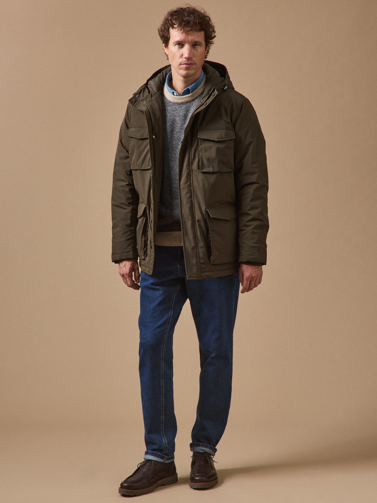 Korte herenparka