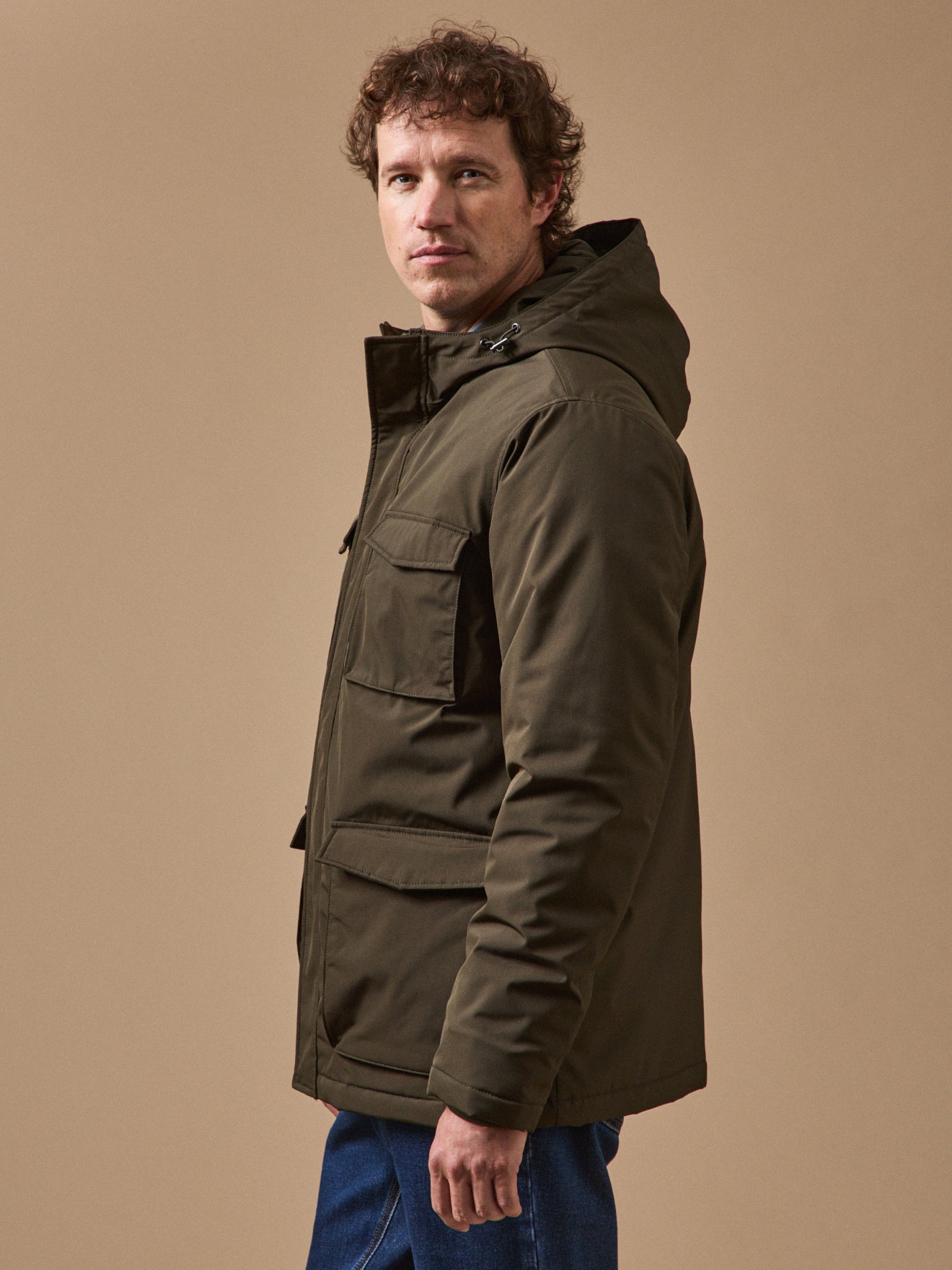 Korte herenparka