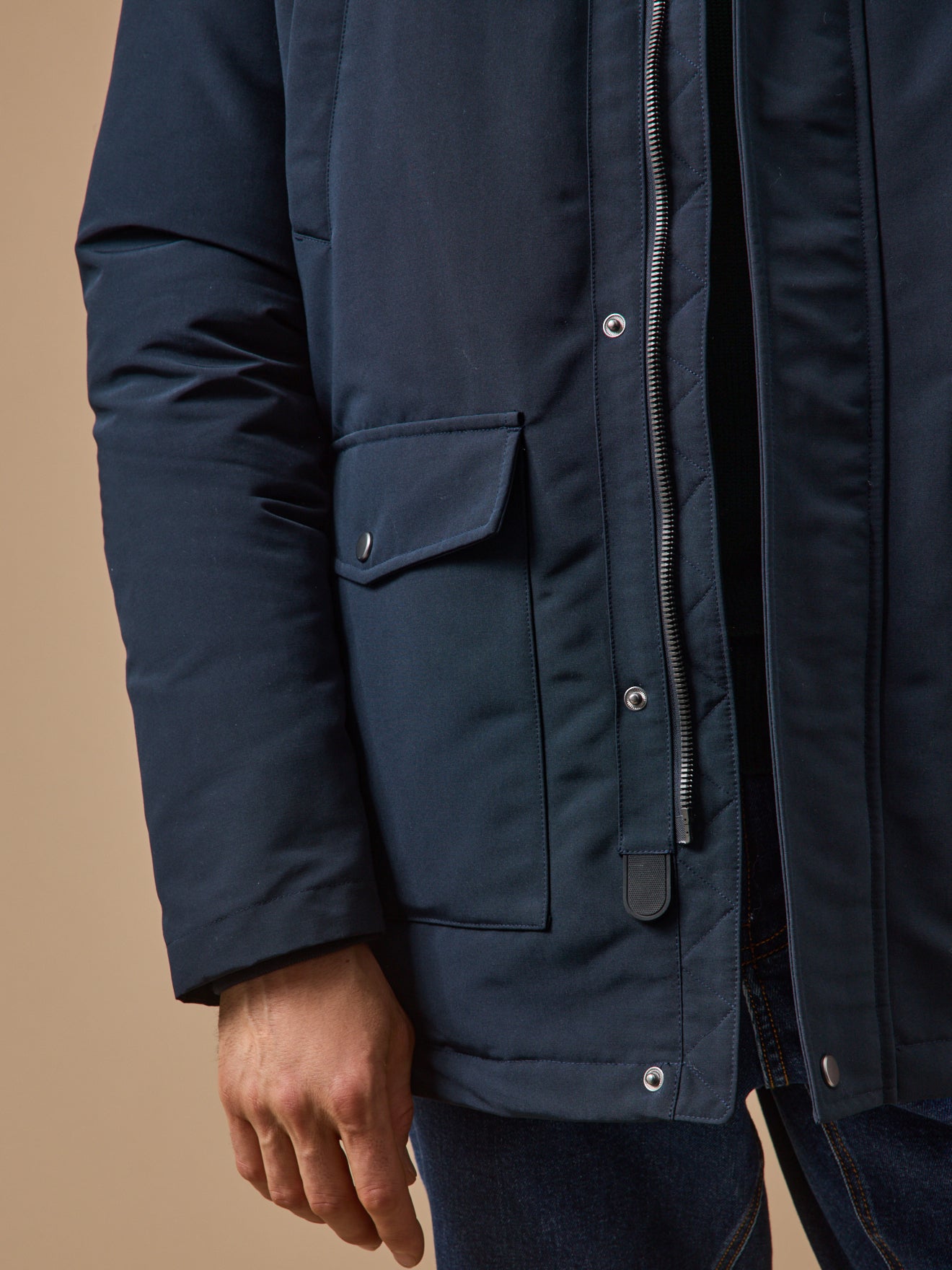 Parka mi-longue homme
