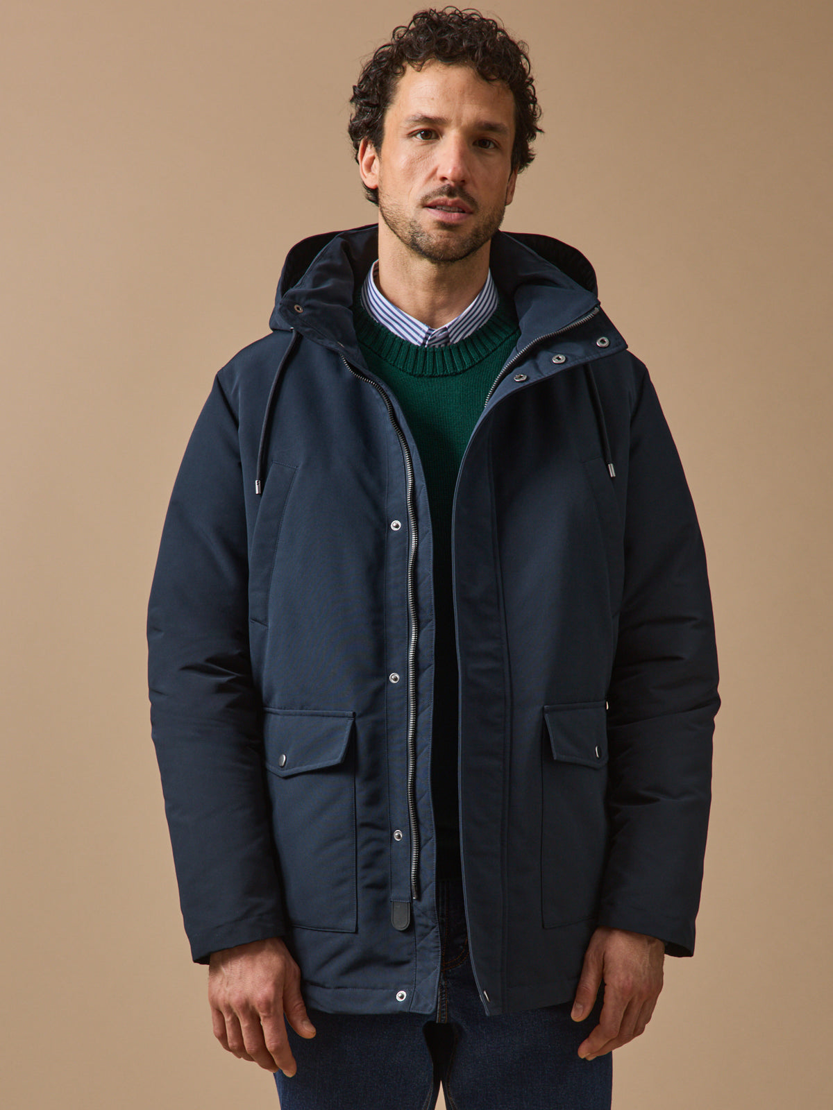 Parka mi-longue homme