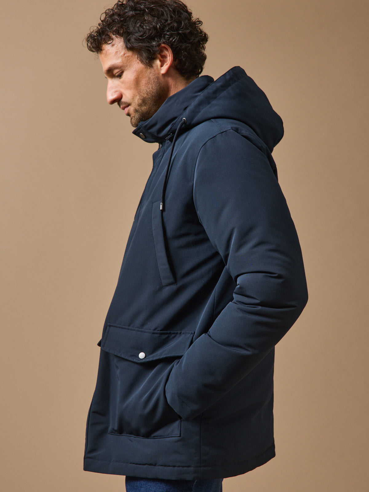 Parka mi-longue homme