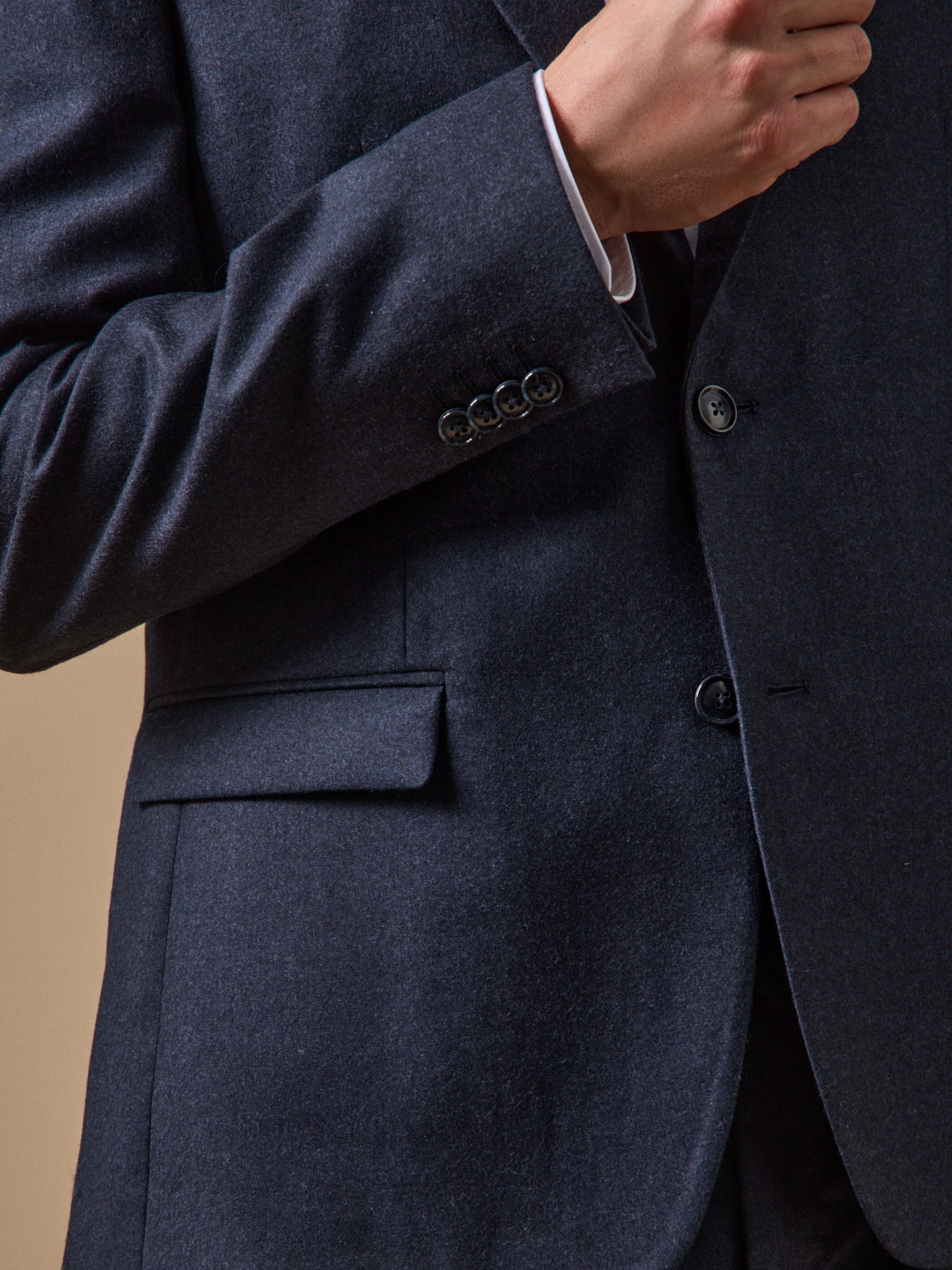 Herenblazer in flanel