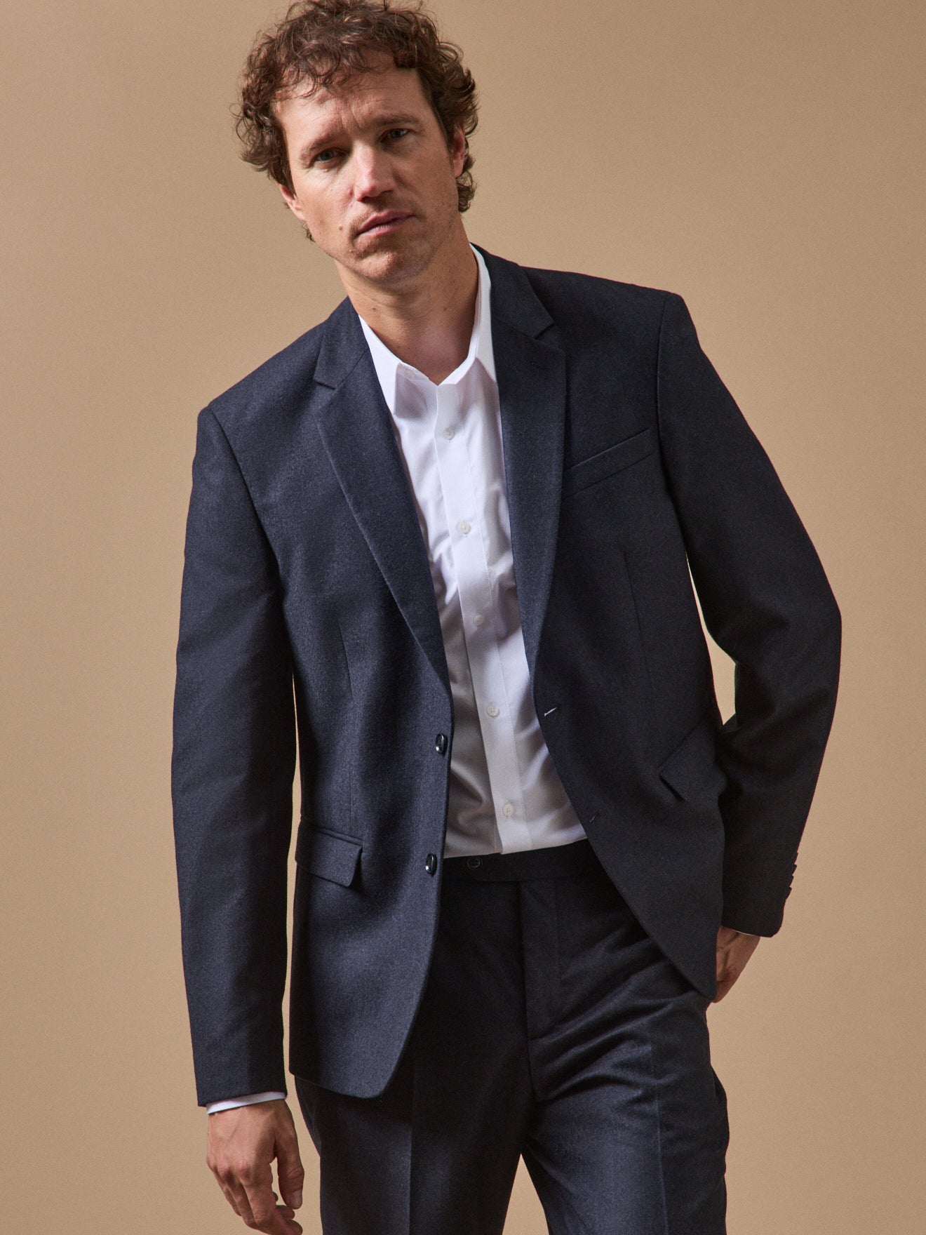 Herenblazer in flanel