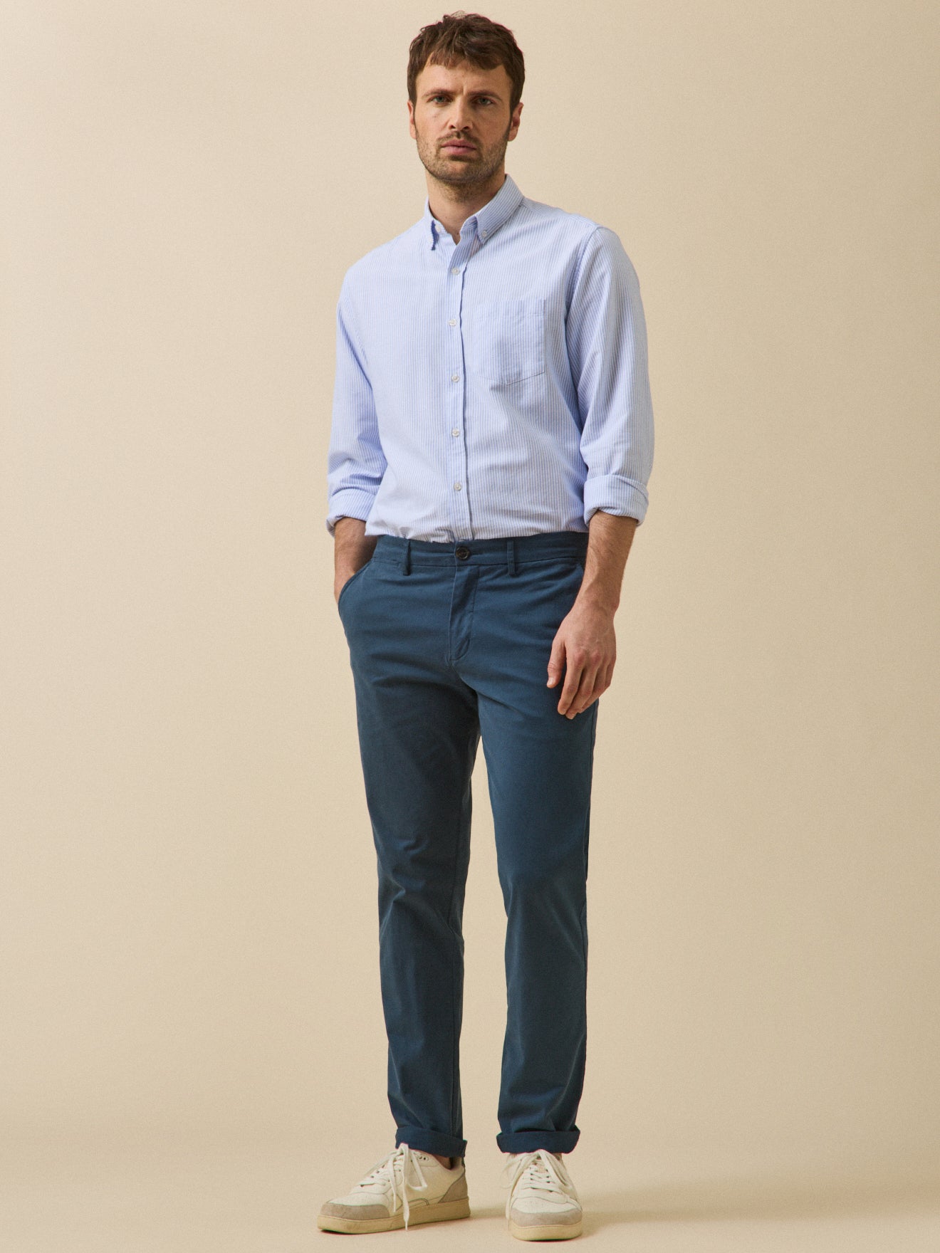 Chino herenbroek