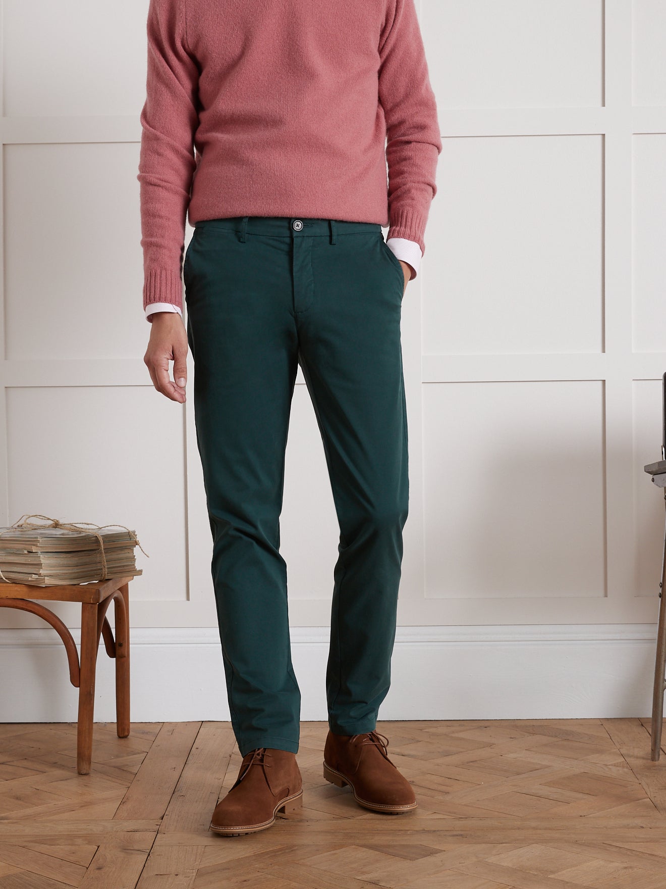 Chino herenbroek