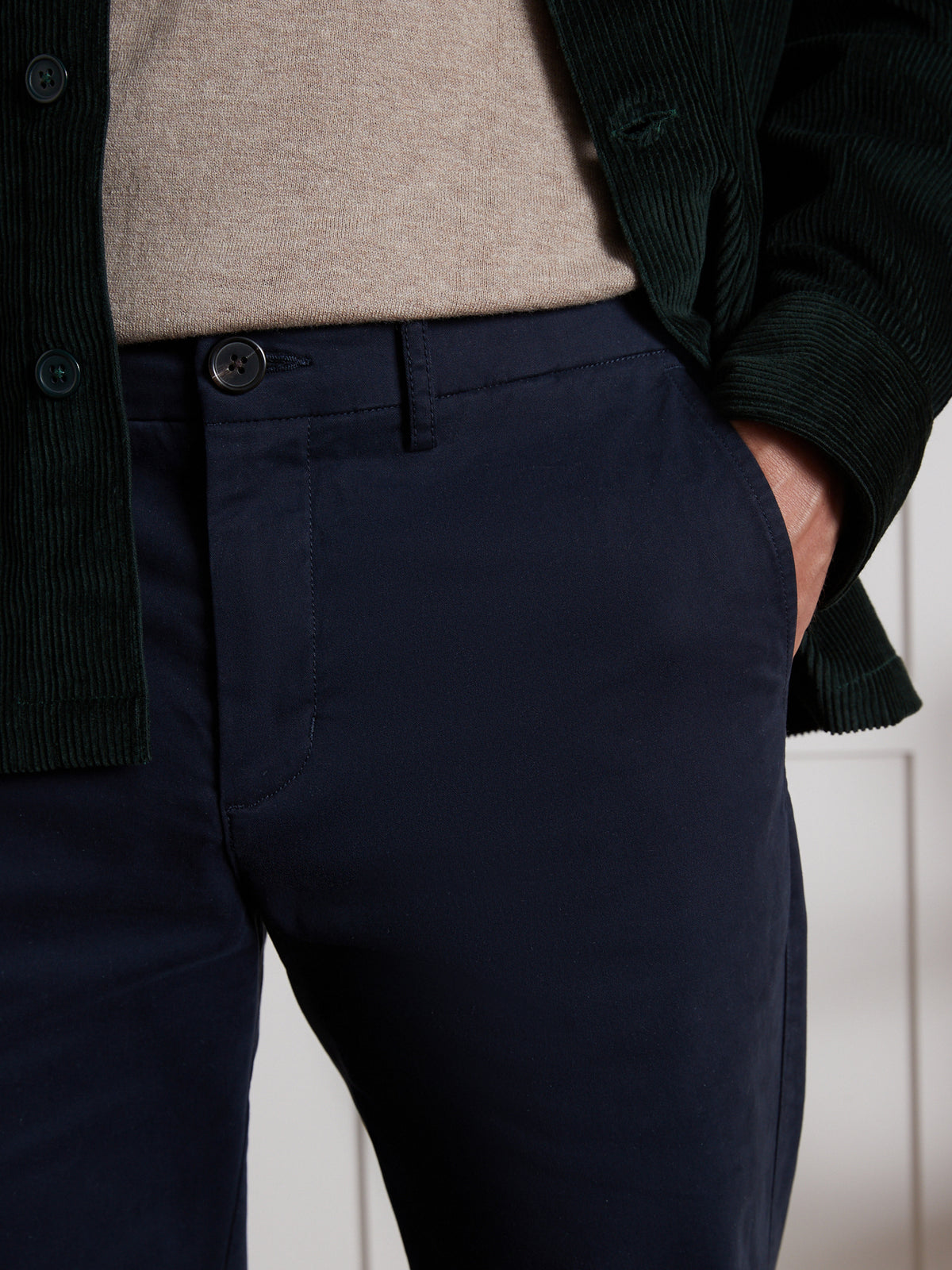 Chino gabardine homme