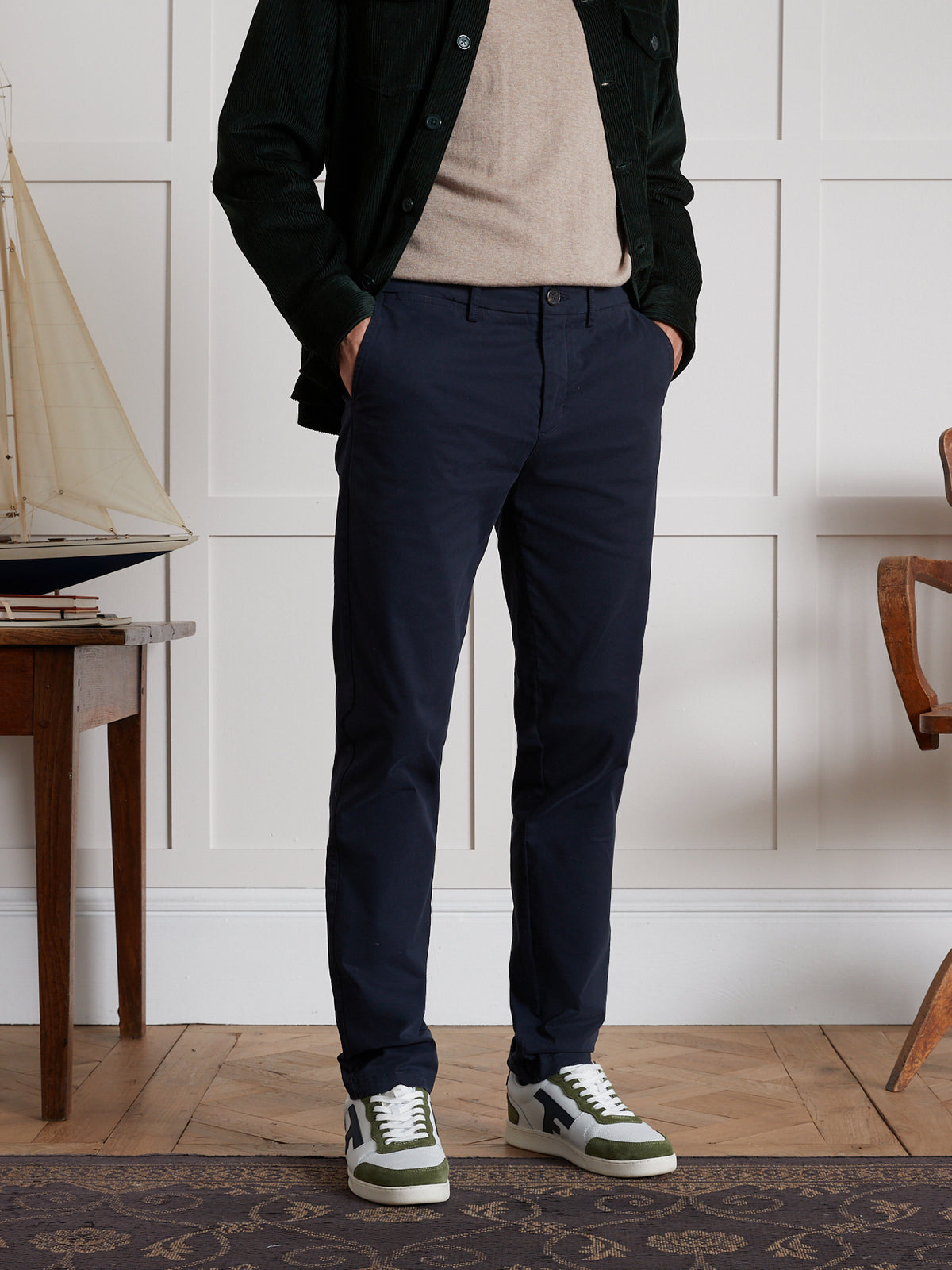 Chino gabardine homme