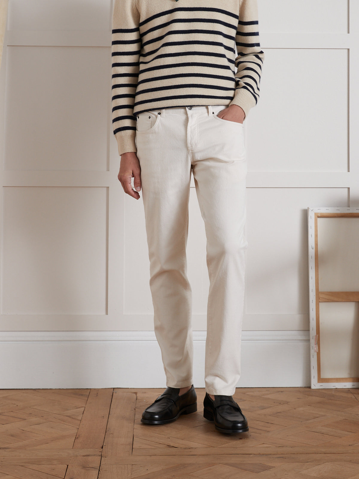 Herenjeans, regular fit - biokatoen, ecologische wassing