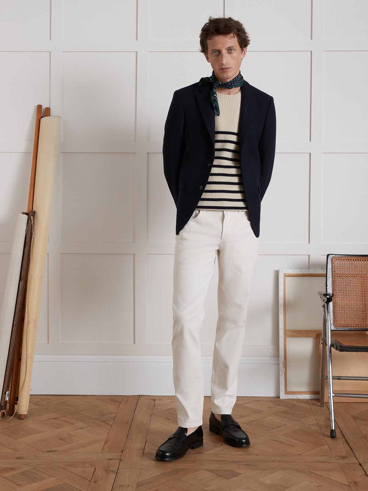 Herenjeans, regular fit - biokatoen, ecologische wassing