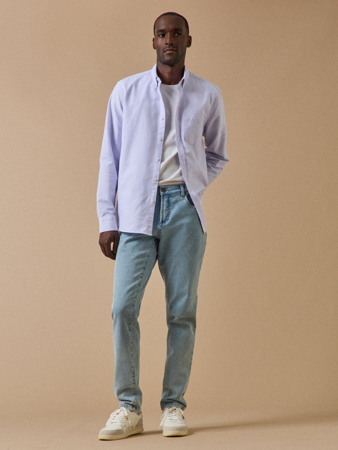 Regular fit herenjeans - biokatoen, ecologische wassing