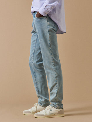 Regular fit herenjeans - biokatoen, ecologische wassing