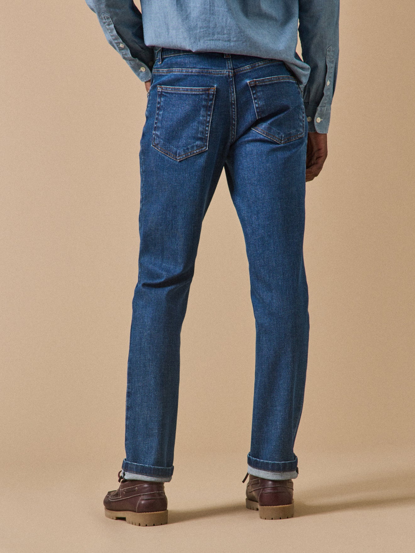 Regular fit herenjeans - biokatoen, ecologische wassing