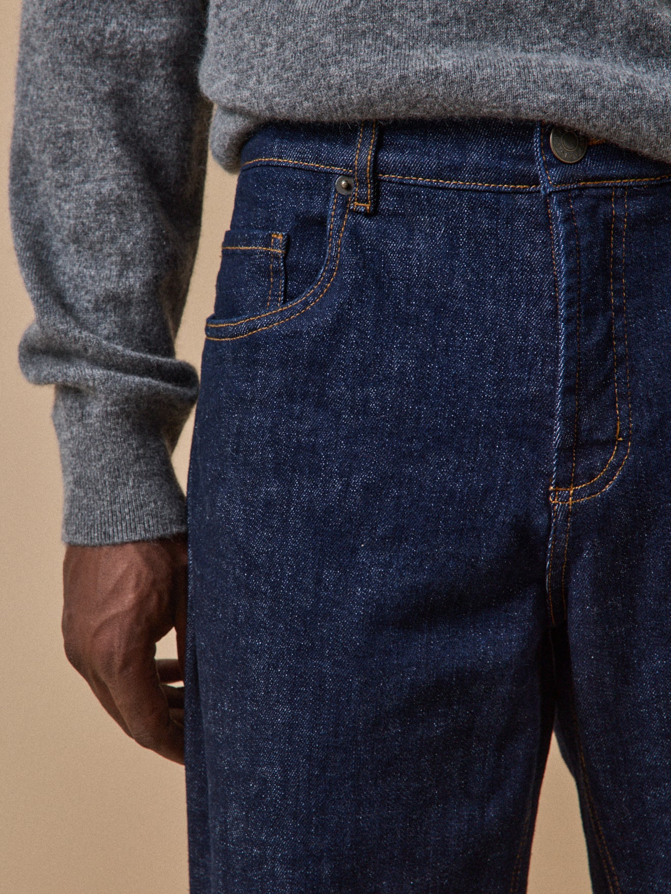 Regular fit herenjeans - biokatoen, ecologische wassing