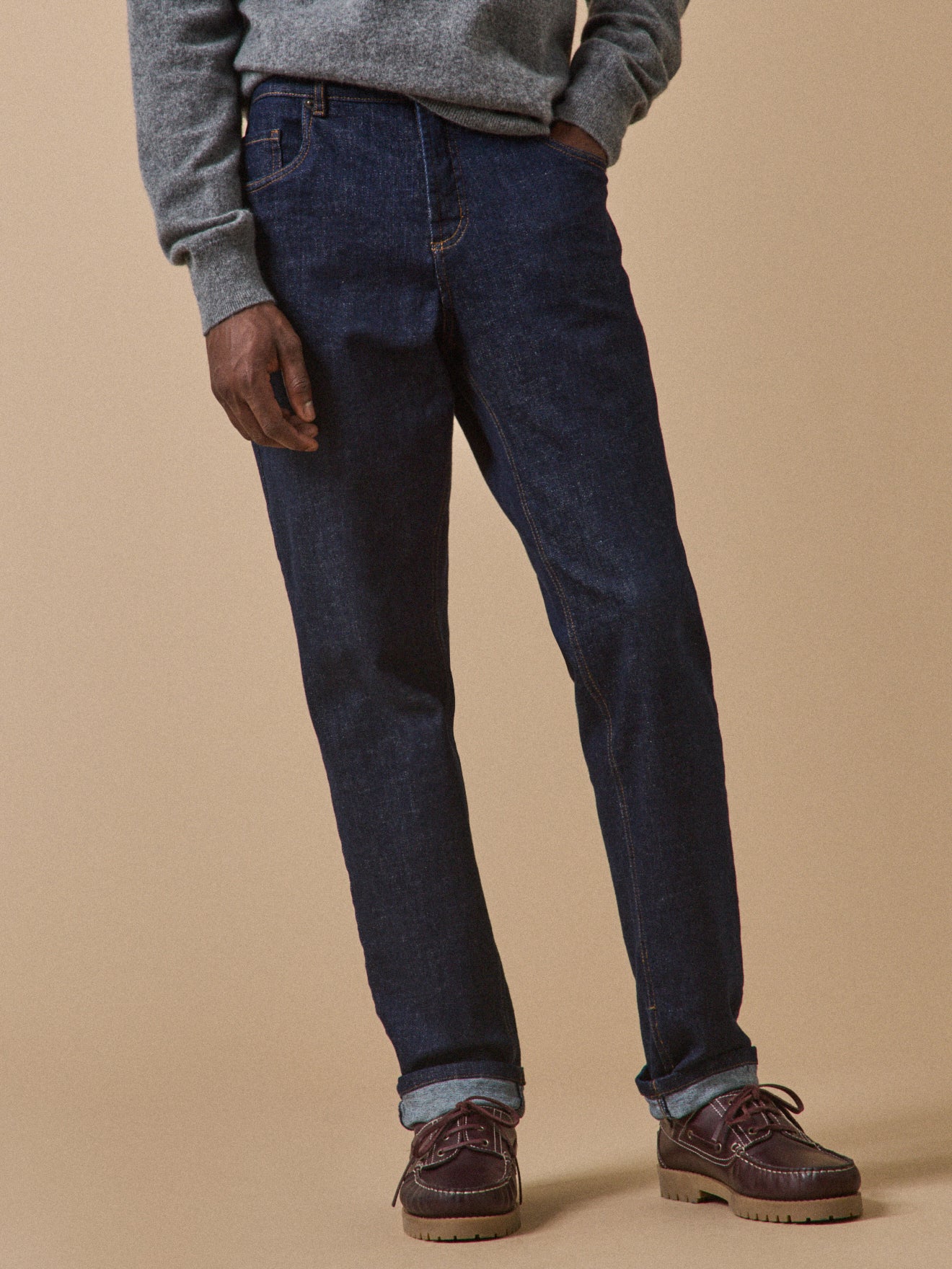 Regular fit herenjeans - biokatoen, ecologische wassing