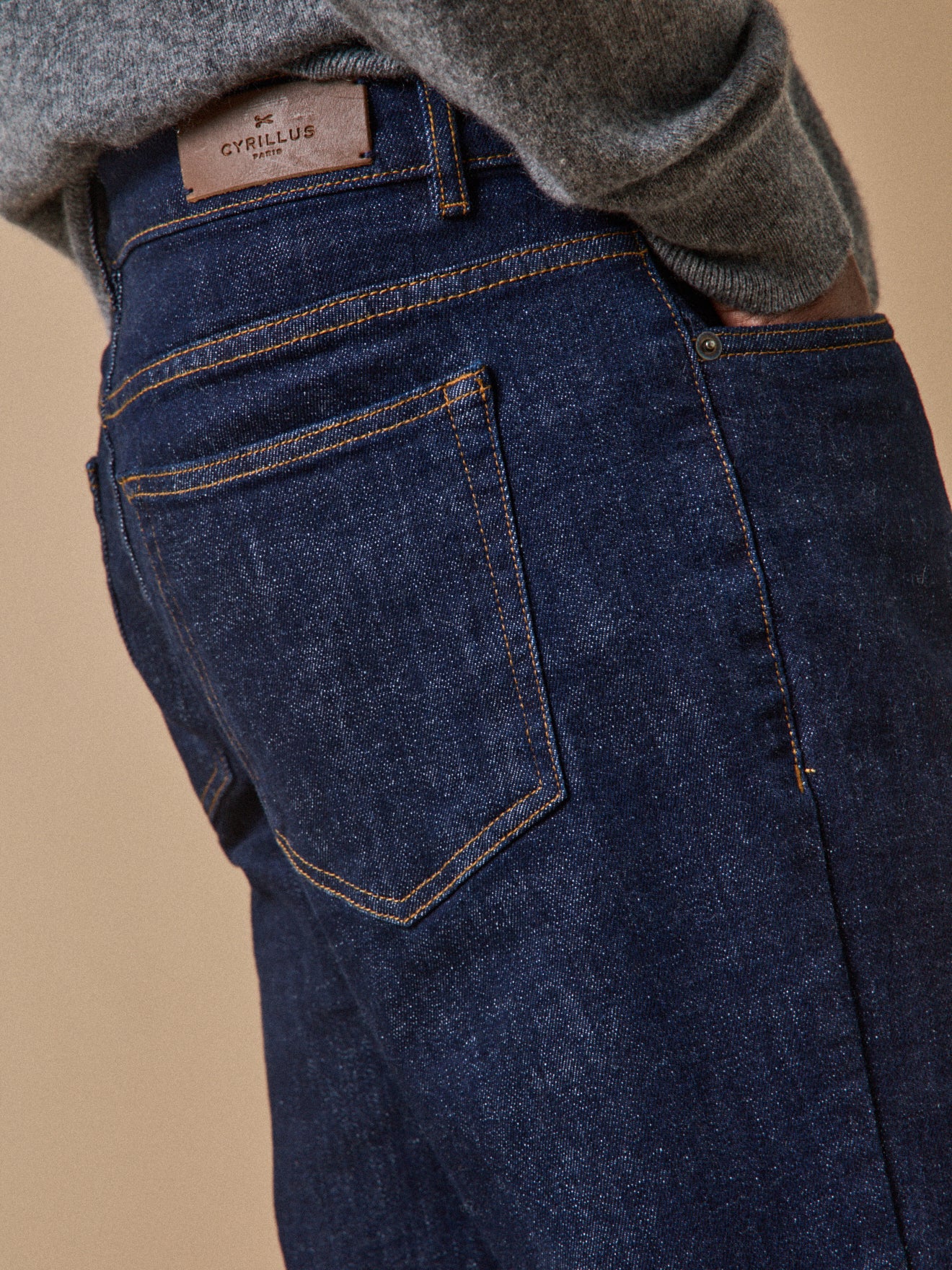 Regular fit herenjeans - biokatoen, ecologische wassing