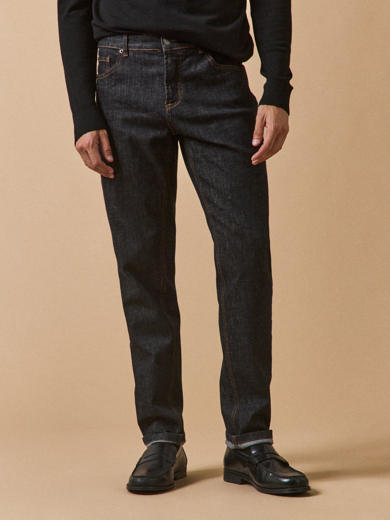 Regular fit herenjeans - biokatoen, ecologische wassing