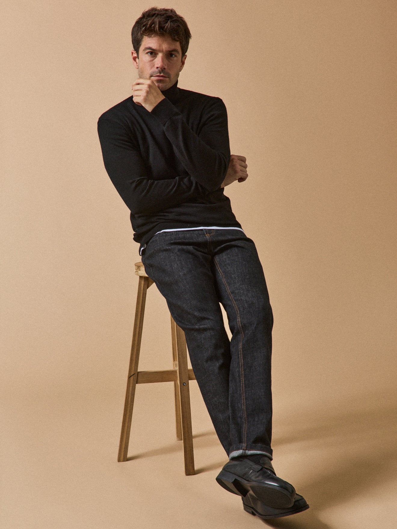 Regular fit herenjeans - biokatoen, ecologische wassing