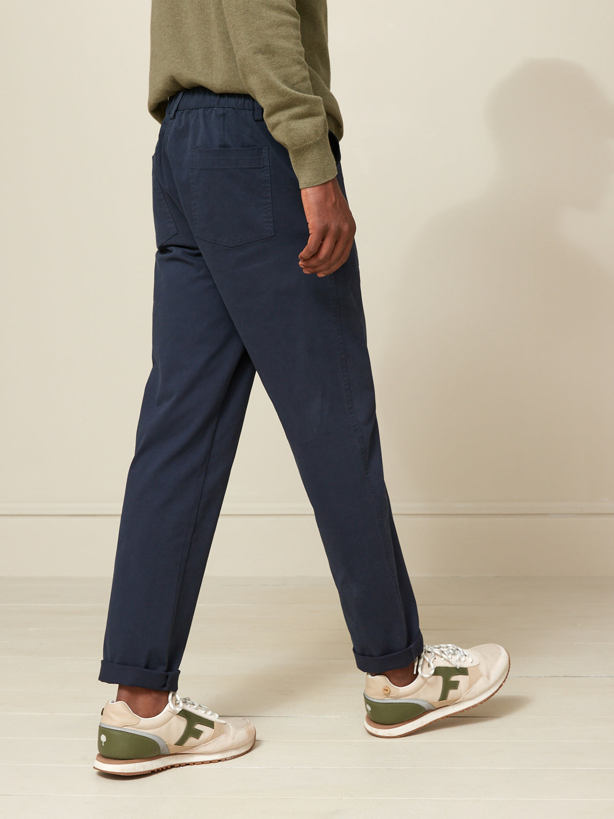 Herenbroek met elastische taille