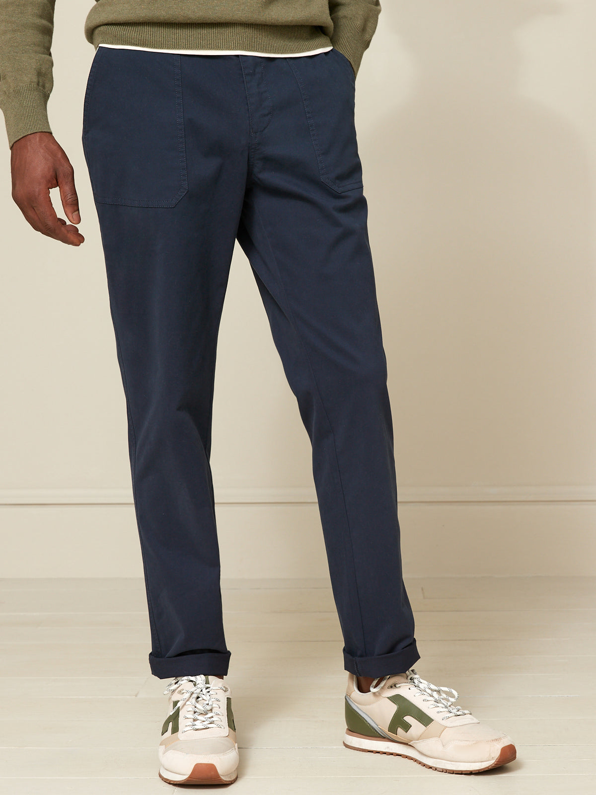 Herenbroek met elastische taille