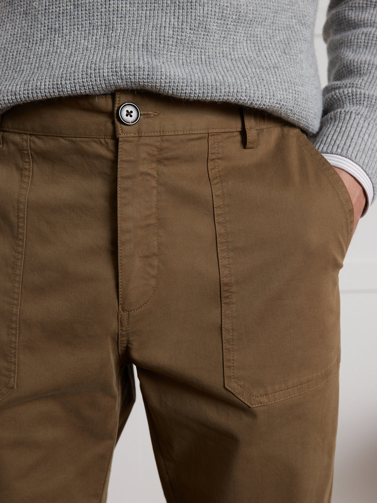 Herenbroek met elastische taille