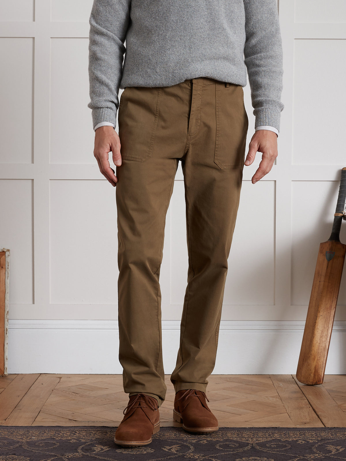 Herenbroek met elastische taille