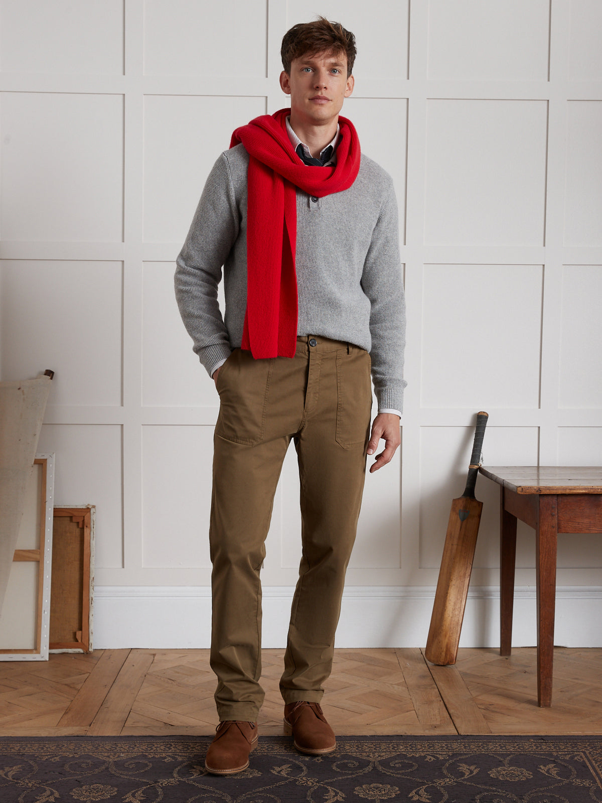 Herenbroek met elastische taille