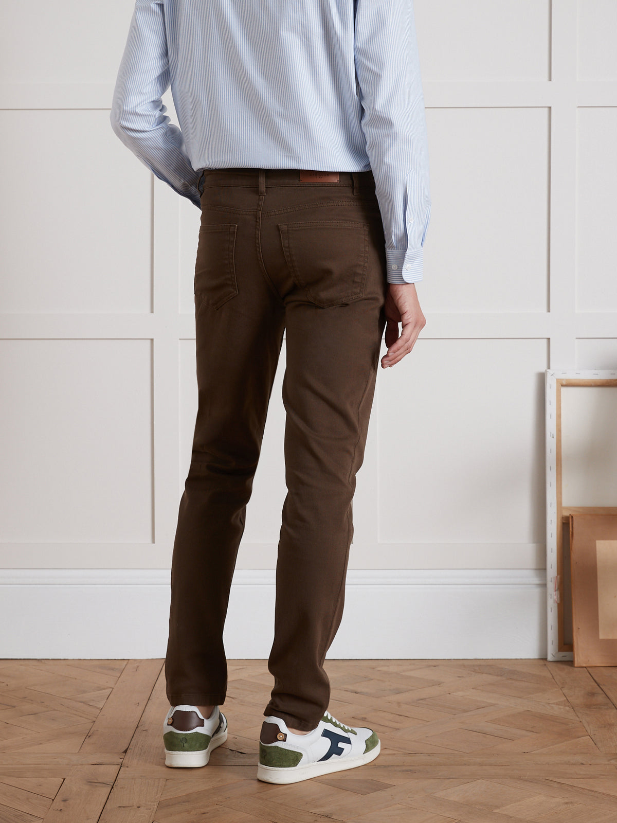 Pantalon droit 5 poches homme