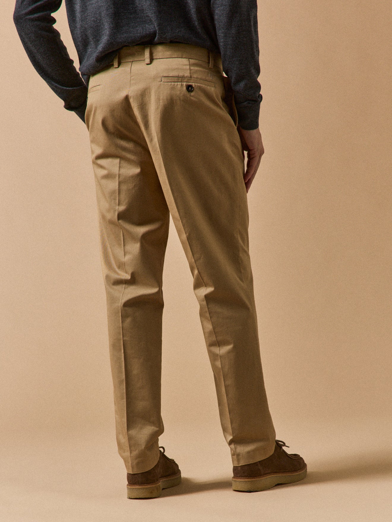 Pantalon chino large homme