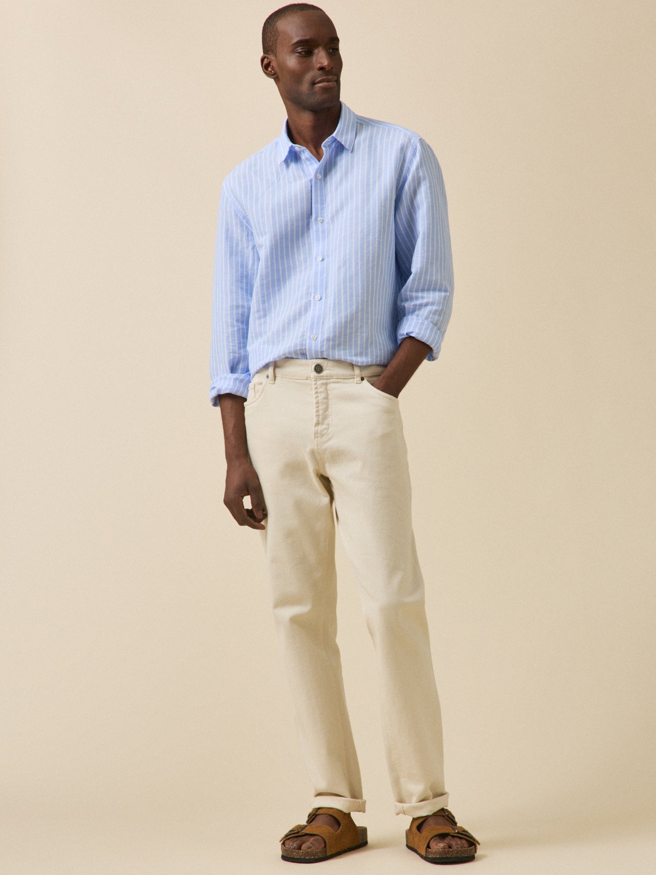 Jean regular homme coton biologique